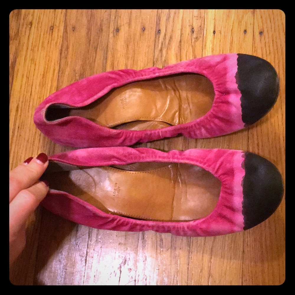 Anthropologie hand-dyed flats